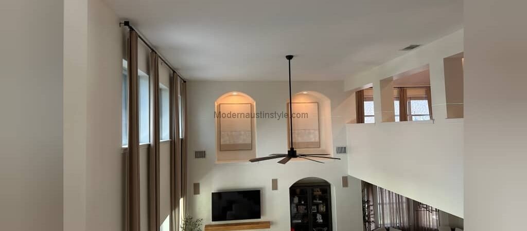 Ceiling Ventilation Installation in High-Height Living Rooms